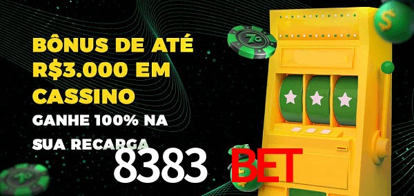 8383 bet melhor bônus de depósito